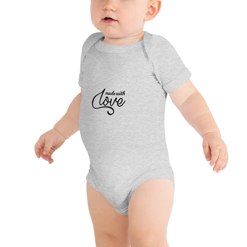 Made With Love Short Sleeve Onesie