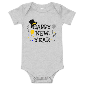 Happy New Year Baby Short Sleeve One Piece