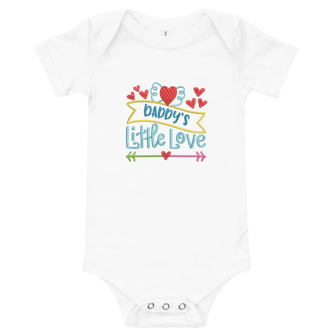 Daddy's Little Love Short Sleeve Onesie