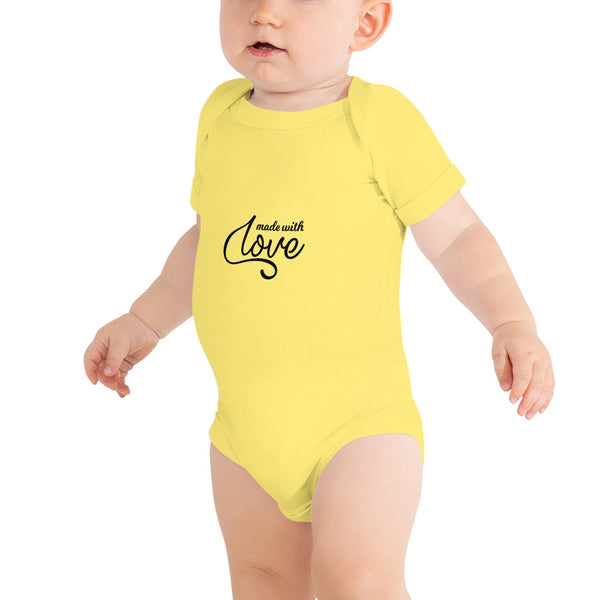 Made With Love Short Sleeve Onesie