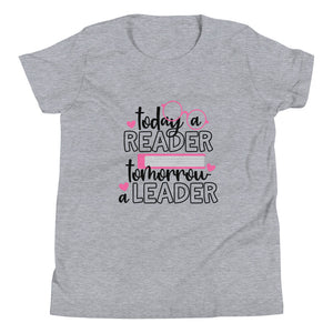 Today a Reader Tomorrow a Leader Youth Short Sleeve T-Shirt